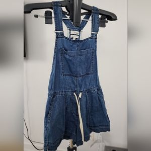 Wilfred soft denim overall shorts size xxs